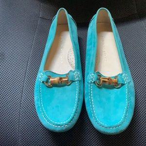 Turquoise loafer never worn